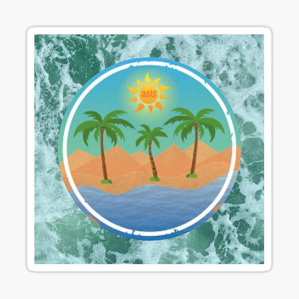 Water Oasis iOS Logo Sticker