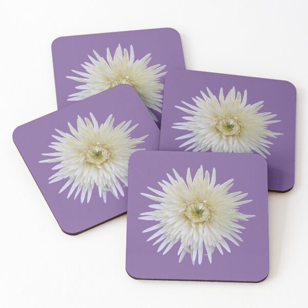 Item preview, White Gerbera on Light Purple designed and sold by STHogan2.