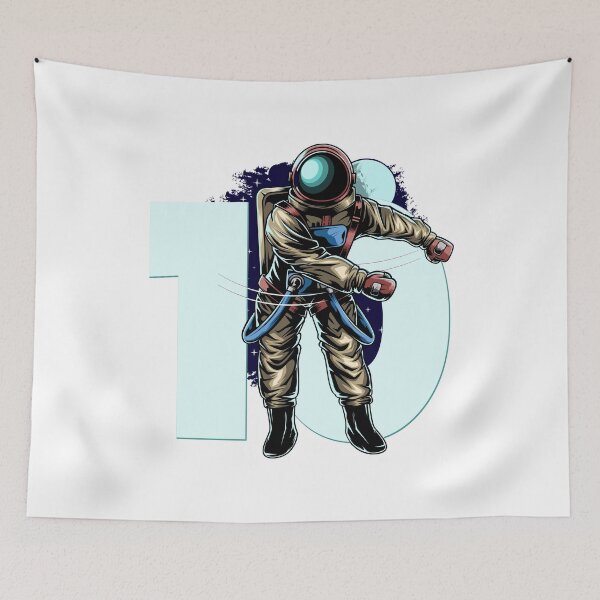Item preview, 10th Birthday Boy Flossing Astronaut Ten Years Gift designed and sold by festivalshirt.