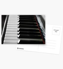 Piano Keys Postcards