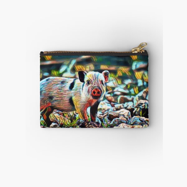 Item preview, Old Spots Piglet | painting  designed and sold by Christopher Taylor.