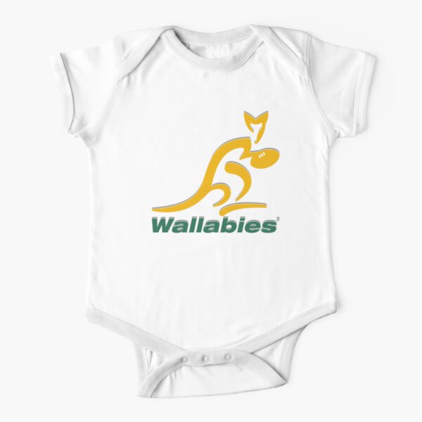 Wallabies Rugby Short Sleeve Baby One-Piece