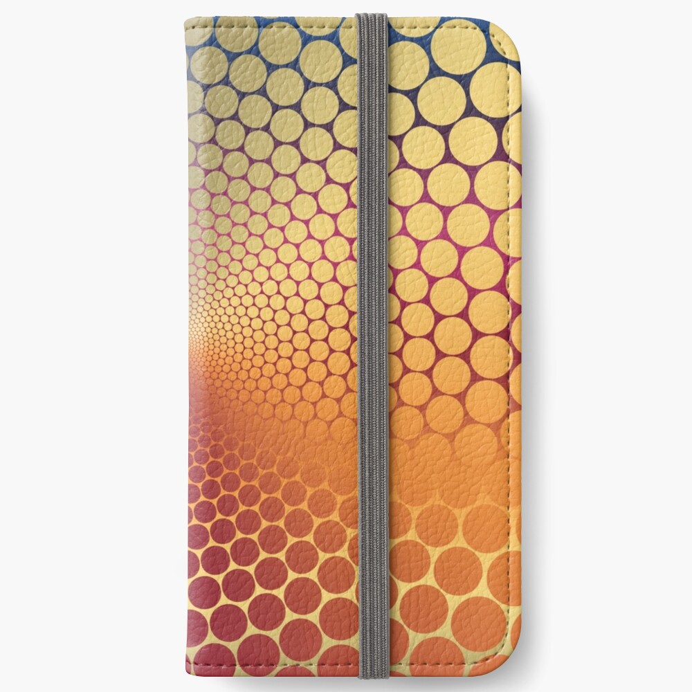 Optical Illusion Angle Gradient on Linear Gradient iPhone Wallet