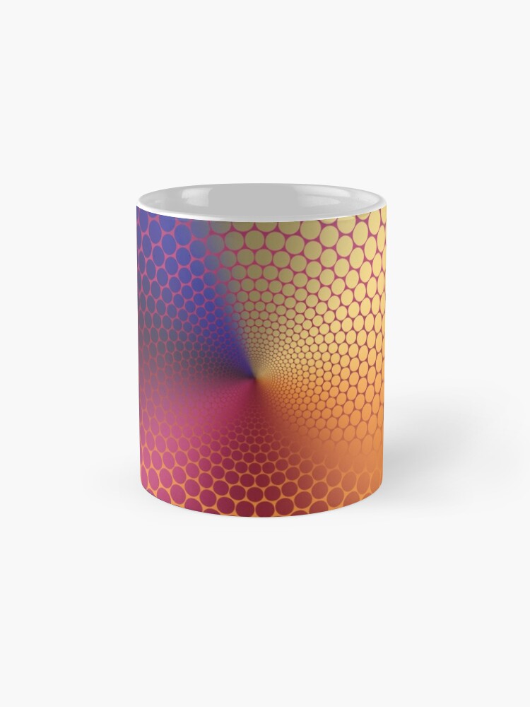 Alternate view of Optical Illusion Angle Gradient on Linear Gradient Mug