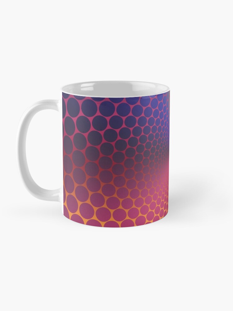 Alternate view of Optical Illusion Angle Gradient on Linear Gradient Mug