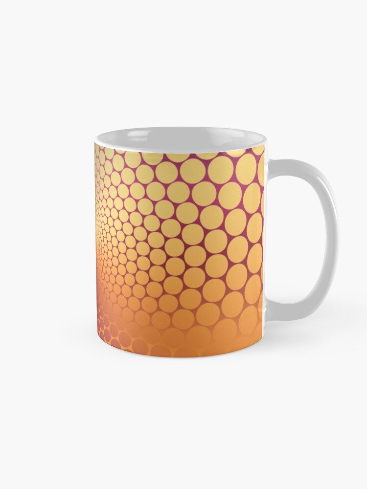 Alternate view of Optical Illusion Angle Gradient on Linear Gradient Mug