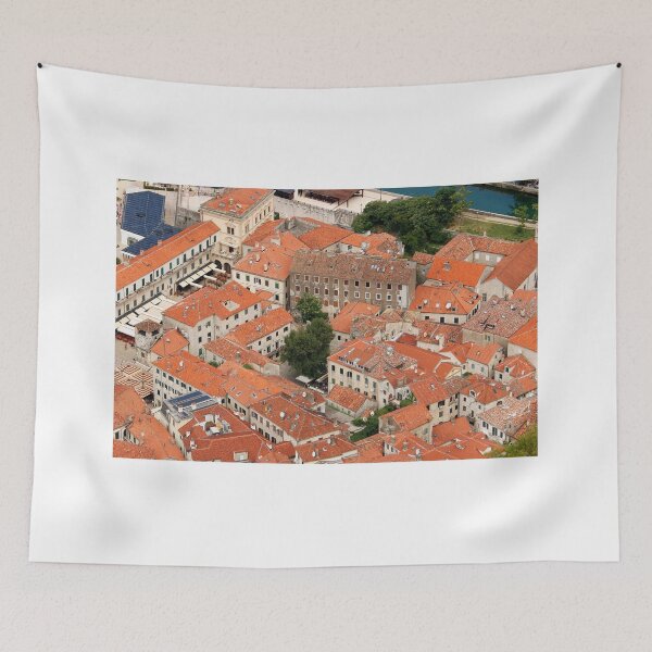 Item preview, old stone houses and buildings Kotor town Montenegro designed and sold by goceris.