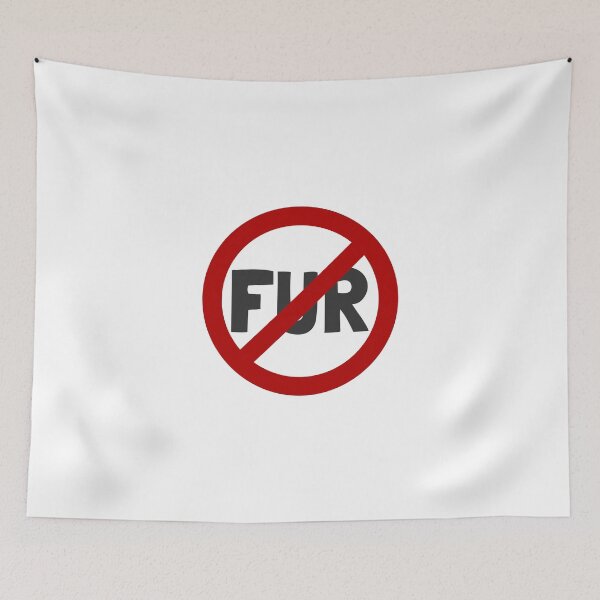 Item preview, Against fur animal protection Animal rights against fur Vegan designed and sold by Team150Designz.
