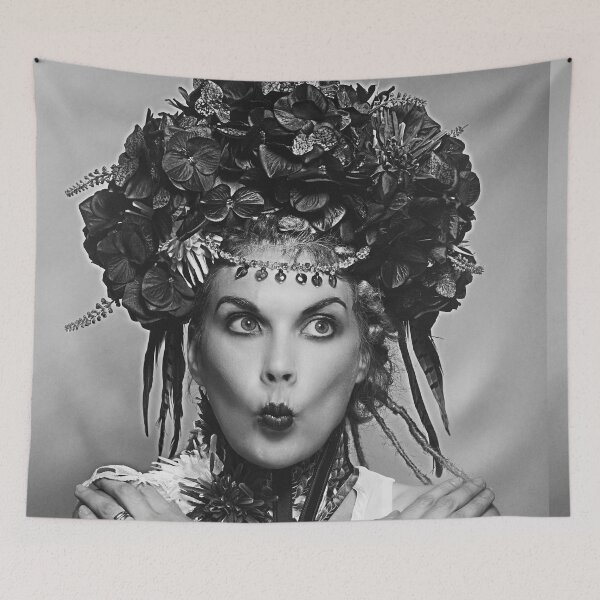Item preview, Kissing Flowers (mono) designed and sold by Jimmy Deas.