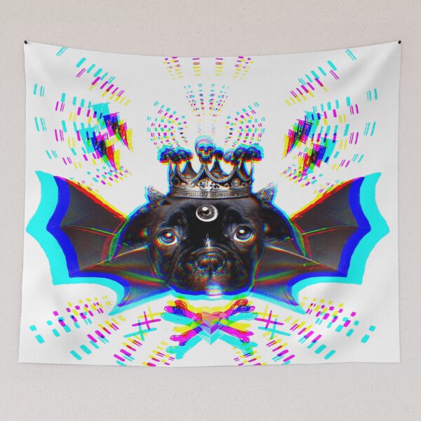 Item preview, 3 Eyes Royal Doggy in 3-D designed and sold by bubblesinspace.