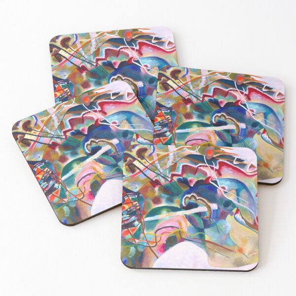 Item preview, Wassily Kandinsky - Painting with White Border designed and sold by ArtExpression.