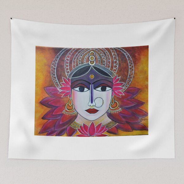 Item preview, Goddess Lakshmi Hindu goddess of wealth designed and sold by artbymanjiri.