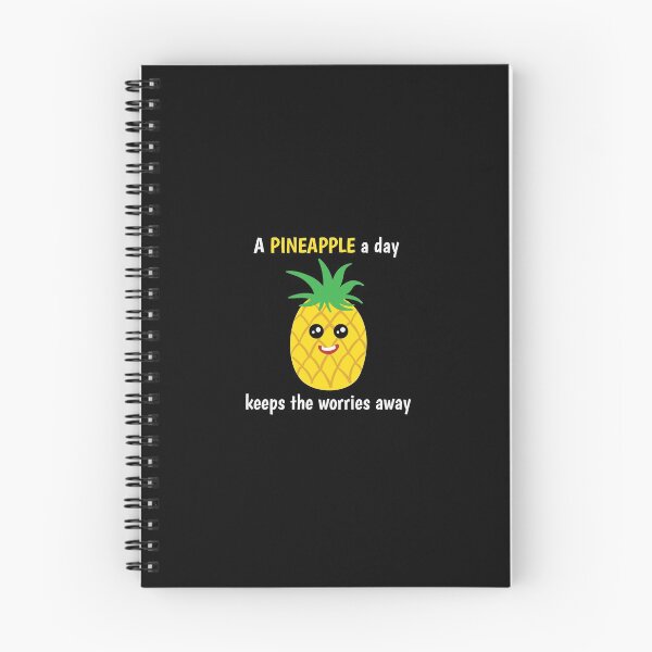 Artikelvorschau, Pineapple Shirt A Pineapple A Day Keeps Worries Away Gift Tee entworfen und verkauft von haselshirt.