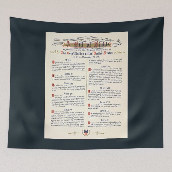 Item preview, Bill Of Rights USA History Teacher T-Shirt Constitution  designed and sold by Creekman Designs.
