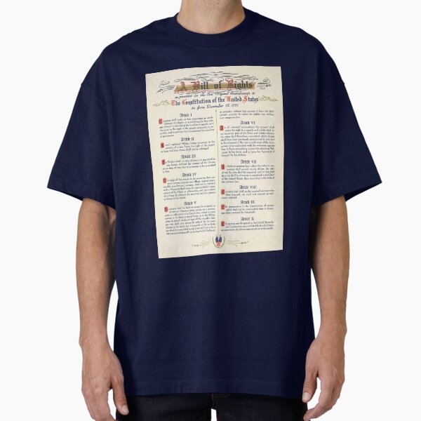Item preview, Bill Of Rights USA History Teacher T-Shirt Constitution  designed and sold by Creekman Designs.