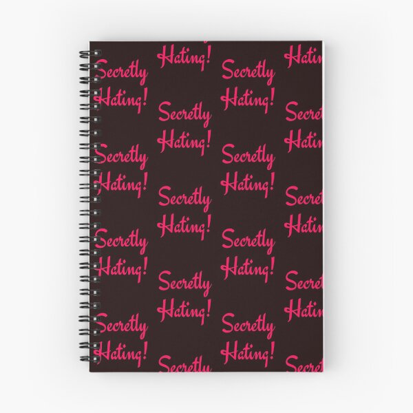 Item preview, secretly hating script red designed and sold by PrairieRidgeDesigns.