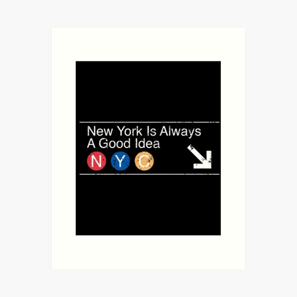 Artikel-Vorschau von NYC U-Bahnlinie Hemd New York ist immer eine gute Idee Hemd Ich liebe NY NYC Hemd, designt und verkauft von KentuckyGirlTee.