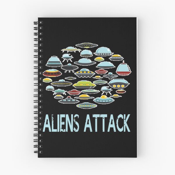 Item preview, Aliens Attack designed and sold by SerpentSkyArts.