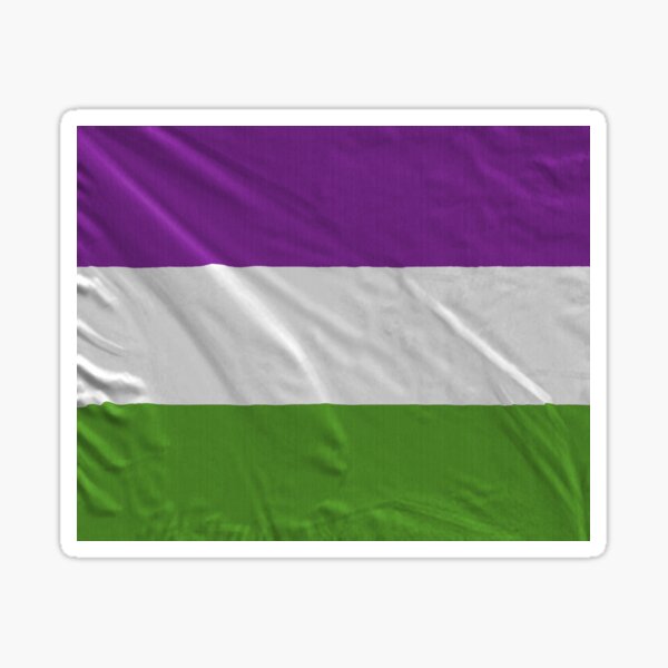 SUFFRAGETTE FLAG Sticker