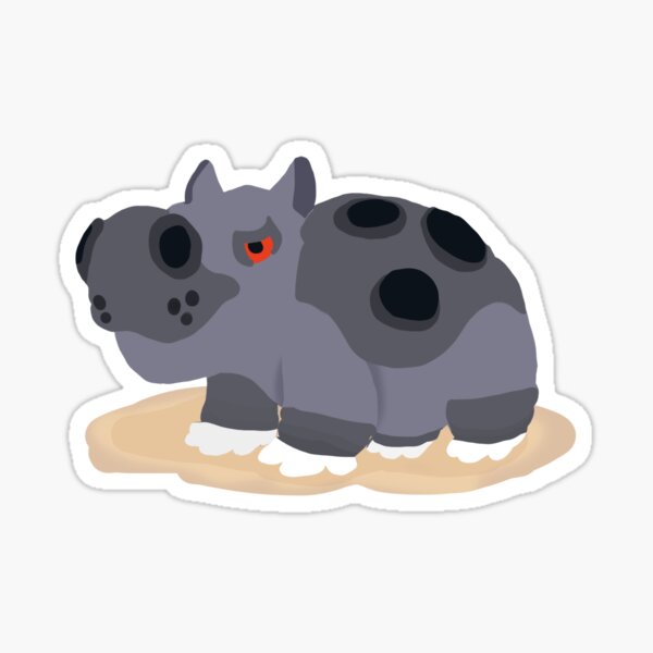 Female Hippowdon Sticker