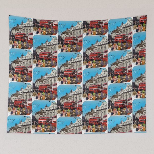 Item preview, London Bus Scene - (Bigheads) designed and sold by JoelCortez.