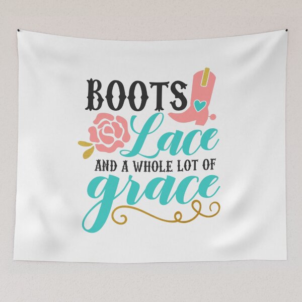 Item preview, Boots Lace And A Whole Lot Of Grace Design designed and sold by Andrewkgolf.