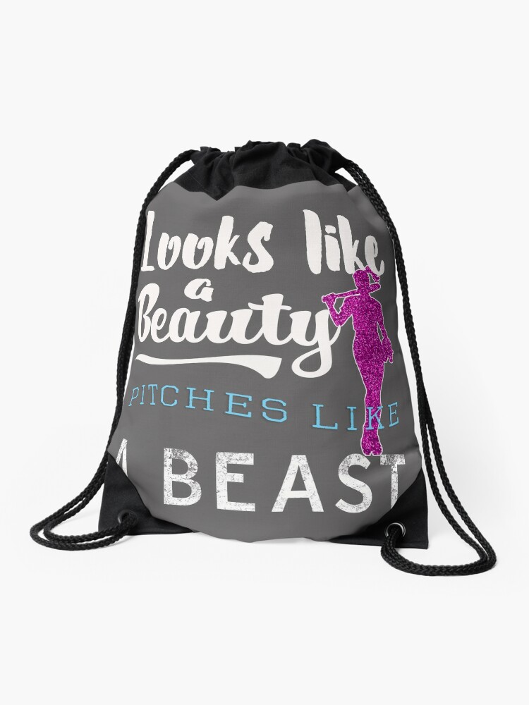 softball drawstring bag