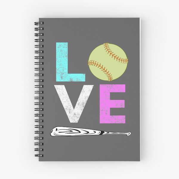 Item preview, Cute Girls & Womens LOVE Softball Design for Lovers of SOftball designed and sold by LGamble12345.