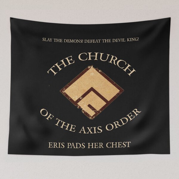 Item preview, KonoSuba/Kono Subarashii - Church of The Axis Order Design designed and sold by RunDevilRun007.