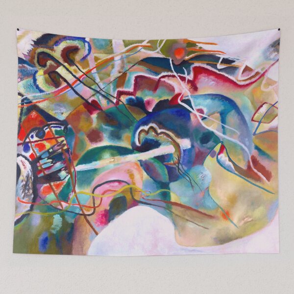 Item preview, Wassily Kandinsky - Painting with White Border designed and sold by ArtExpression.