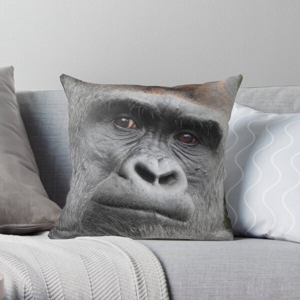 Gorilla Throw Pillow
