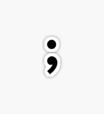 Semicolon Sticker