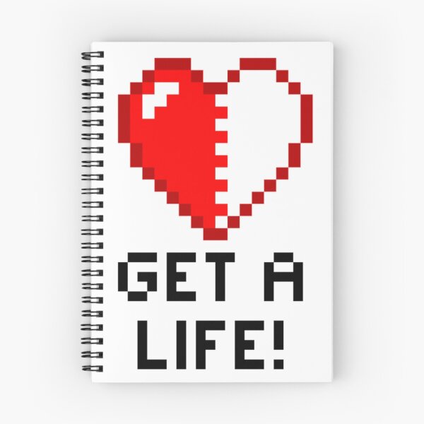 Item preview, Get a Life! - White Edition designed and sold by Fix-it-Fran.