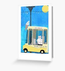 Ice Cream Van Greeting Card