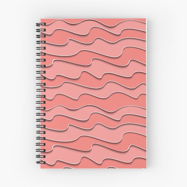 Item preview, Paper cut seamless pattern.  Abstract pink waves background. Paper cut style.  designed and sold by illucesco.