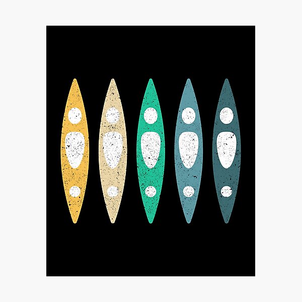Item preview, Kayak Standing Kayaks Distressed Gift Light designed and sold by threadsmonkey.