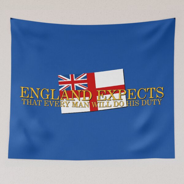 Item preview, ENGLAND EXPECTS - ENSIGN designed and sold by WOOFANG.