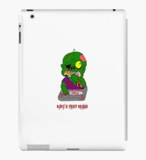 Zombie's first brain iPad Case/Skin