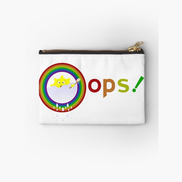 Item preview, Oops illustration on a sun bathe in the clouds and a rainbow appeared also designed and sold by Desenatorul1976.