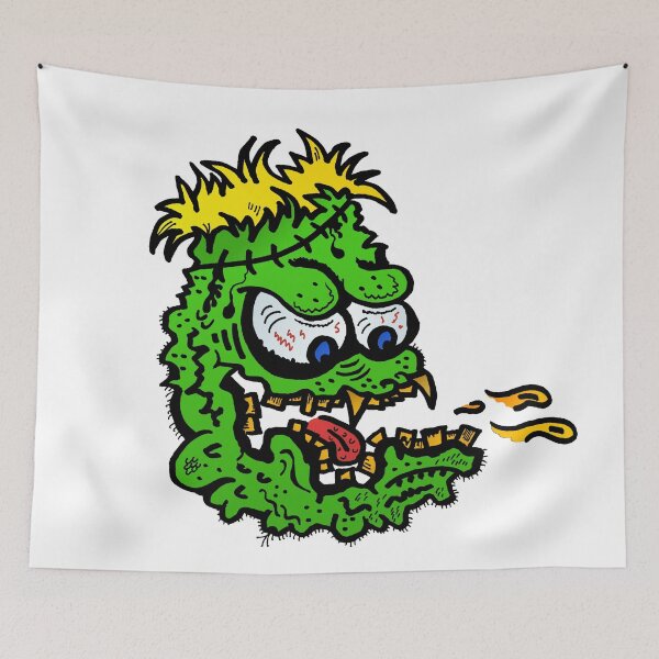 Item preview, puking monster - black designed and sold by Marcel Wirth.