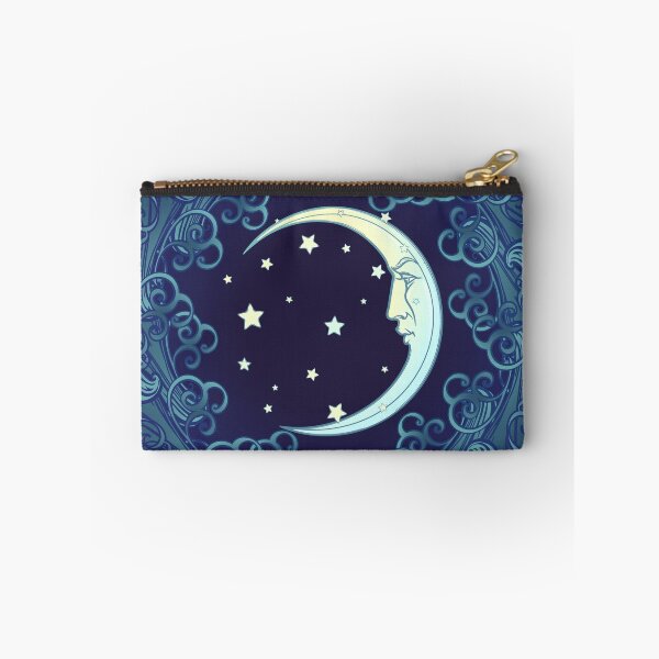 Item preview, Decorative composition with stylized human faced moon and stars. designed and sold by AntonVTokarev.
