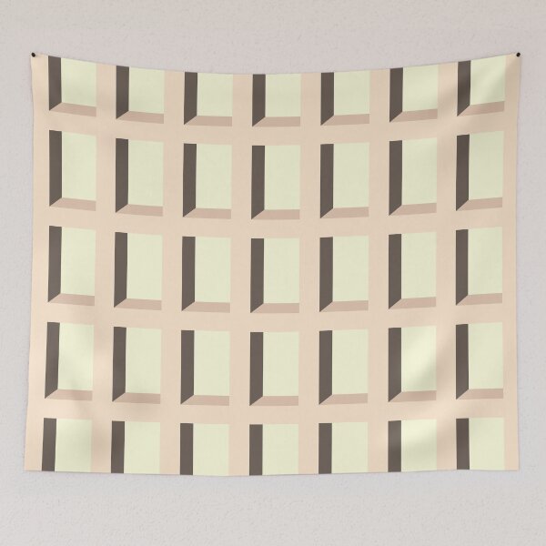 Item preview, Wall Niches - Mid-Century Op Art Architectural Rectangles designed and sold by bitart.
