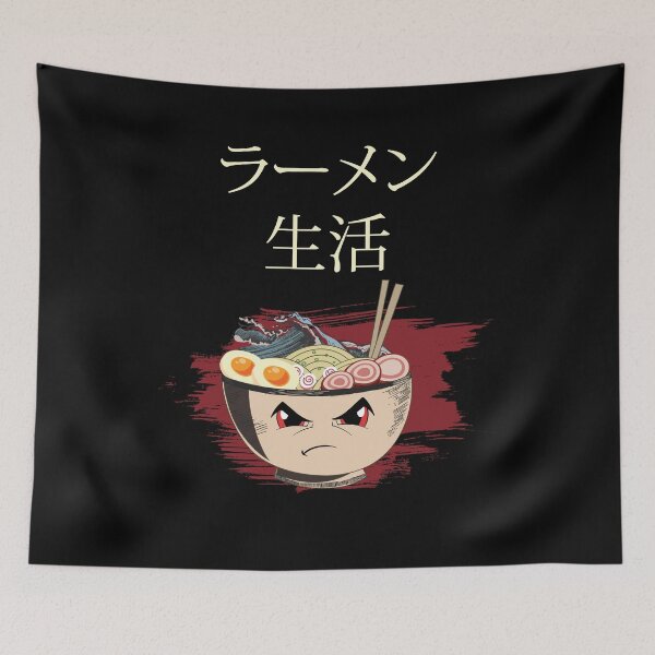 Item preview, Ramen Life Kawaii Miso Bowl Japanese Noodle Lover Gift designed and sold by Basti09.