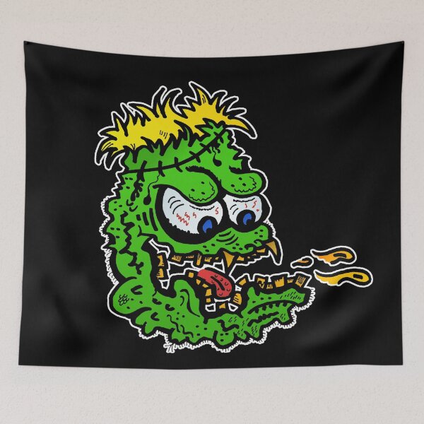 Item preview, puking monster - white designed and sold by Marcel Wirth.