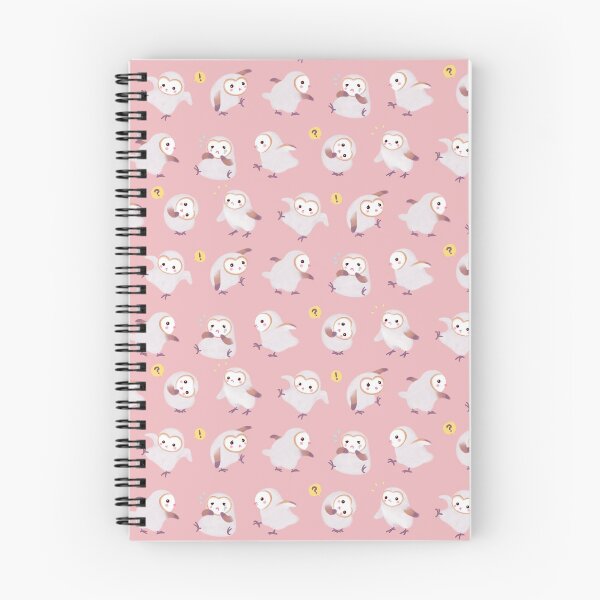 Aperçu de l'œuvre Bébés chouettes effraies - rose créée et vendue par pikaole.