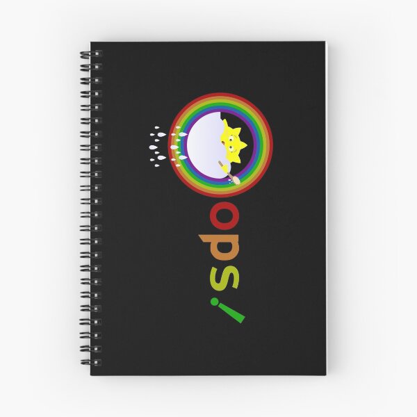 Item preview,  funny illustration on a sun bathe in the clouds and a rainbow appeared also designed and sold by Desenatorul1976.