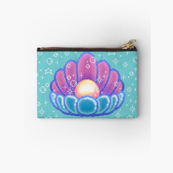 Item preview, Mermaid Seashell kawaii pixel art designed and sold by Freakfla.