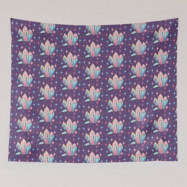 Item preview, Kawaii pixel crystal cluster designed and sold by Freakfla.