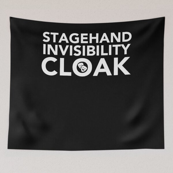 Item preview, Stagehand Invisibility Cloak Stage Crew Theatre  designed and sold by JukeLox.