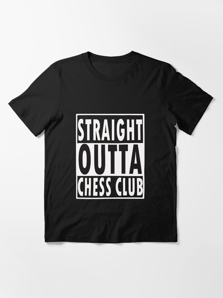 Alternate view of Funny Chess Gift Straight Outta Chess club Essential T-Shirt